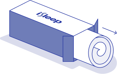 Langkah 1 unboxing kasur iSleep
